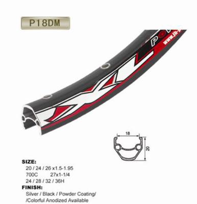 【帕威爾26寸自行車車圈、雙層輪圈 山地車車圈 P18DM 】價格_廠家_圖片 -